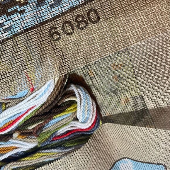 Vervaco Embroidery Needlework Kit 6080 Mountain Cottage Church Scene - Picture 8 of 12